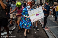 A coalition of activists, educators, parents, and students protest to stop the in-person reopening of  New York City public schools amidst the COOVID-19 pandemic in New York City on August 3, 2020. (Photo by Gabriele Holtermann/Sipa USA)