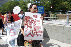 June 8,2022  NEW YORK  -  A Coalition of students from New York City  rally and march across the Brooklyn bridge  demanding schools be police free.