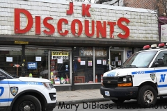 Wednesday, March 17, 2021
Level One Robbery
Staten Island, NY

J & K Discount Store, at 195 Port Richmond Avenue, was robbed this morning.  The perp was  believed to have fled on foot, according to reports.  Police called for a Level 1 Mobilization.  Police inside the window began an evidence collection.