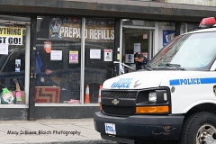 Wednesday, March 17, 2021
Level One Robbery
Staten Island, NY

J & K Discount Store, at 195 Port Richmond Avenue, was robbed this morning.  The perp was  believed to have fled on foot, according to reports.  Police called for a Level 1 Mobilization.  Police inside the window began an evidence collection.