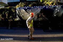 New York, New York City
The arrival of the 79 foot Norway Spruce tree
arrived from Elkton , Maryland  to Rockefeller Center earlier today November 13, 2021 The tree was placed in position and the workers will start to decorate the tree with the lights for the official tree lighting ceremony on December 1, 2021 The 80 year old tree was donated by the price family.