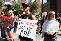June 25 2022  NEW YORK  
 Roe v. Wade overturned by the U.S. Supreme Court.  protestors gathered at Union Square in New York City to show their disdain for the court's decision.