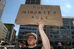 June 25 2022  NEW YORK  
 Roe v. Wade overturned by the U.S. Supreme Court.  protestors gathered at Union Square in New York City to show their disdain for the court's decision.