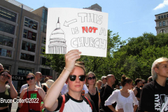 June 25 2022  NEW YORK  
 Roe v. Wade overturned by the U.S. Supreme Court.  protestors gathered at Union Square in New York City to show their disdain for the court's decision.