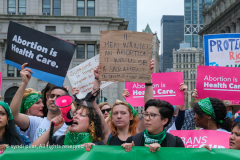 May 14, 2022, NYC Scenes from today's Pro-Choice Rally in Foley square, a culmination of several pro-choice organizations marching in NYC today. Rallys were held nationwide in protest to the expected reversal of Roe v Wade
Photos by Syndi Pilar