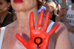 June 24 2022  NEW YORK  
 Roe v. Wade overturned by the U.S. Supreme Court. Thousands of protestors take to the streets of New York City to show their disdain for the court's decision.