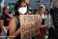 June 24 2022  NEW YORK  
 Roe v. Wade overturned by the U.S. Supreme Court. Thousands of protestors take to the streets of New York City to show their disdain for the court's decision.