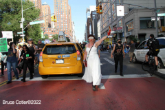 June 24 2022  NEW YORK  
 Roe v. Wade overturned by the U.S. Supreme Court. Thousands of protestors take to the streets of New York City to show their disdain for the court's decision.