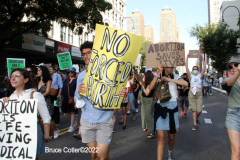 June 24 2022  NEW YORK  
 Roe v. Wade overturned by the U.S. Supreme Court. Thousands of protestors take to the streets of New York City to show their disdain for the court's decision.