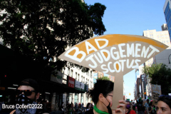 June 24 2022  NEW YORK  
 Roe v. Wade overturned by the U.S. Supreme Court. Thousands of protestors take to the streets of New York City to show their disdain for the court's decision.