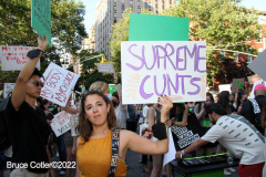 June 24 2022  NEW YORK  
 Roe v. Wade overturned by the U.S. Supreme Court. Thousands of protestors take to the streets of New York City to show their disdain for the court's decision.