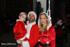 December 11,2021  New York , After a year absence the 23rd annual Santacon returned to New York City.
