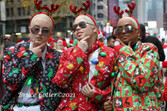 December 11,2021  New York , After a year absence the 23rd annual Santacon returned to New York City.