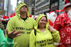 December 11,2021  New York , After a year absence the 23rd annual Santacon returned to New York City.