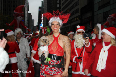 December 11,2021  New York , After a year absence the 23rd annual Santacon returned to New York City.