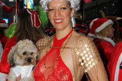 December 11,2021  New York , After a year absence the 23rd annual Santacon returned to New York City.