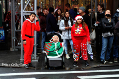 December 11,2021  New York , After a year absence the 23rd annual Santacon returned to New York City.