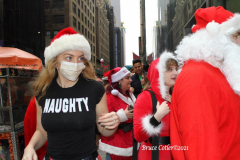 December 11,2021  New York , After a year absence the 23rd annual Santacon returned to New York City.