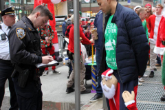 December 11,2021  New York , After a year absence the 23rd annual Santacon returned to New York City.