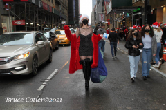 December 11,2021  New York , After a year absence the 23rd annual Santacon returned to New York City.