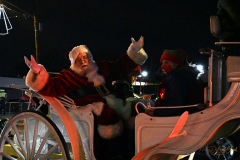 Santa visits Forest Avenue
Forest Avenue BID
Thursday, December 09. 2021
West Brighton
Staten Island, NY
For Credit:  Mary DiBiase Blaich

Santa Claus came to West Brighton on Thursday, December 9, 2021 sponsored by  the Forest Avenue BID.  The concept was to bring cheer to the commercial area.  Santa rode a horse drawn carriage (the reindeer were resting up for Christmas Eve), ran a few red lights and tossed chocolate candy to the many gathered on the sidewalks. Many store windows displayed seasonal decorations.