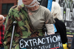 Save Azov Stal March in Times Square on May 14, 2022.