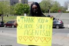 NEW YORK  Rally to keep school safety agents in schools under the supervision of the New York Police Department.