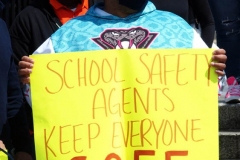 NEW YORK  Rally to keep school safety agents in schools under the supervision of the New York Police Department.