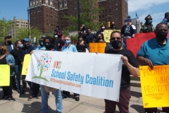 NEW YORK  Rally to keep school safety agents in schools under the supervision of the New York Police Department.
