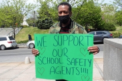 NEW YORK  Rally to keep school safety agents in schools under the supervision of the New York Police Department.