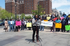 NEW YORK  Rally to keep school safety agents in schools under the supervision of the New York Police Department.