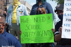 NEW YORK  Rally to keep school safety agents in schools under the supervision of the New York Police Department.