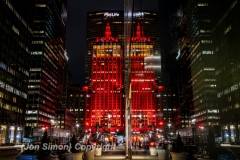 The annual National School Choice Week celebration is lighting up landmark locations around the country from 1/24 to 1/30 2021.  Here the NYC Helmsley Building reflects the NSCW colors of red and yellow.