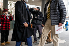 Senator Charles Schumer along with mayor Eric Adams  announced today 1/9/22, at Bellevue Hospital in NYC,  that the feds will deliver $1 billion to COVID-ravaged city hospitals, U.S. Senator Charles Schumer said that the $1 billion on-the-way to help our public hospitals continues to meet demands and costs, while ensuring critical care and services.
Eric Adams shows off his colorful socks and compares them with Schumer.