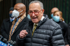 Senator Charles Schumer along with mayor Eric Adams  announced today 1/9/22, at Bellevue Hospital in NYC,  that the feds will deliver $1 billion to COVID-ravaged city hospitals, U.S. Senator Charles Schumer said that the $1 billion on-the-way to help our public hospitals continues to meet demands and costs, while ensuring critical care and services.