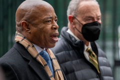 Senator Charles Schumer along with mayor Eric Adams  announced today 1/9/22, at Bellevue Hospital in NYC,  that the feds will deliver $1 billion to COVID-ravaged city hospitals, U.S. Senator Charles Schumer said that the $1 billion on-the-way to help our public hospitals continues to meet demands and costs, while ensuring critical care and services.