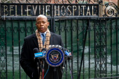 Senator Charles Schumer along with mayor Eric Adams  announced today 1/9/22, at Bellevue Hospital in NYC,  that the feds will deliver $1 billion to COVID-ravaged city hospitals, U.S. Senator Charles Schumer said that the $1 billion on-the-way to help our public hospitals continues to meet demands and costs, while ensuring critical care and services.