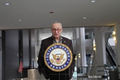New York - U.S. Senate Majority Leader Charles Schumer Holds a Press Conference to ask the CDC to deploy 1 Billion Dollars for a national blitz to educate,Conduct outreach & build more confidence in civid vaccinations across cities and states