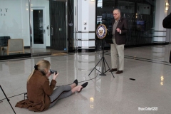 New York - U.S. Senate Majority Leader Charles Schumer Holds a Press Conference to ask the CDC to deploy 1 Billion Dollars for a national blitz to educate,Conduct outreach & build more confidence in civid vaccinations across cities and states