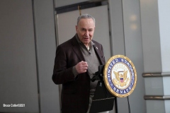 New York - U.S. Senate Majority Leader Charles Schumer Holds a Press Conference to ask the CDC to deploy 1 Billion Dollars for a national blitz to educate,Conduct outreach & build more confidence in civid vaccinations across cities and states