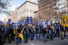 Service Employees Union Rally on Park Avenue 4-13-22 @Lori Hillsberg