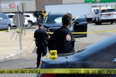 A man shot and killed a manager at a stop and shop on Cherry Valley Road in West Hempsead, Long Island.
