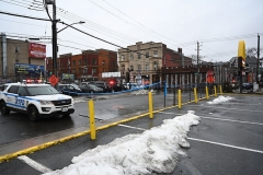 ShootingSaturday, February 17, 2021Bay and Wave StreetsStapleton, Staten IslandPolice guard scene of shooting as Evidence Collection Team works at the location.