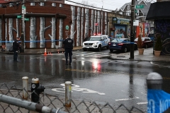 ShootingSaturday, February 17, 2021Bay and Wave StreetsStapleton, Staten IslandPolice guard scene of shooting as Evidence Collection Team works at the location.
