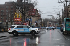 ShootingSaturday, February 17, 2021Bay and Wave StreetsStapleton, Staten IslandPolice guard scene of shooting as Evidence Collection Team works at the location.