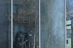 PossibleShotsFired
Staten IslandCourthouse
Central Avenue
Staten Island, NY
Saturday, December 04, 2021
For Credit:  Mary DiBiase Blaich

NYPD’s ESU was requested to respond to the Staten Island Courthouse at 26 Central Avenue this morning around 9 am.  A large glass window was shattered overnight, and the investigators were looking into a possible shots fired incident.