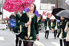 Staten Island St Patrick’s Day Parade
Sunday, March 06, 2022
Foret Avenue
West Brighton, Staten Island, NY
For Credit:  Mary DiBiase Blaich

The annual St Patrick’s Day Parade returned to Staten Island after a covid absence last year.  Controversy surrounded the event with the decision by the parade organizers to not allow LGBTQ groups to march.  The banned groups held a press conference prior to the parade.  In conduction with the parade, there is always a one mile race that precedes the parade.  It went on, but many racers ran in a second race in support of the banned groups.  
The weather was warm, but mixed with clouds, rain and sun.  Only two elected officials participated… Boro President Vito Fossella in a bright green sweater, and Congresswoman Nicole Malliotakis in a green Ireland sweater.