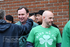 Staten Island St Patrick’s Day Parade
Sunday, March 06, 2022
Foret Avenue
West Brighton, Staten Island, NY
For Credit:  Mary DiBiase Blaich

The annual St Patrick’s Day Parade returned to Staten Island after a covid absence last year.  Controversy surrounded the event with the decision by the parade organizers to not allow LGBTQ groups to march.  The banned groups held a press conference prior to the parade.  In conduction with the parade, there is always a one mile race that precedes the parade.  It went on, but many racers ran in a second race in support of the banned groups.  
The weather was warm, but mixed with clouds, rain and sun.  Only two elected officials participated… Boro President Vito Fossella in a bright green sweater, and Congresswoman Nicole Malliotakis in a green Ireland sweater.