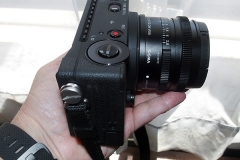 Sigma FP camera with the Sigma 45mm f2.8 lens in my small hand