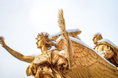 First snow of 2022. 
Snow details show East Village, Gramercy Park, Central Park.